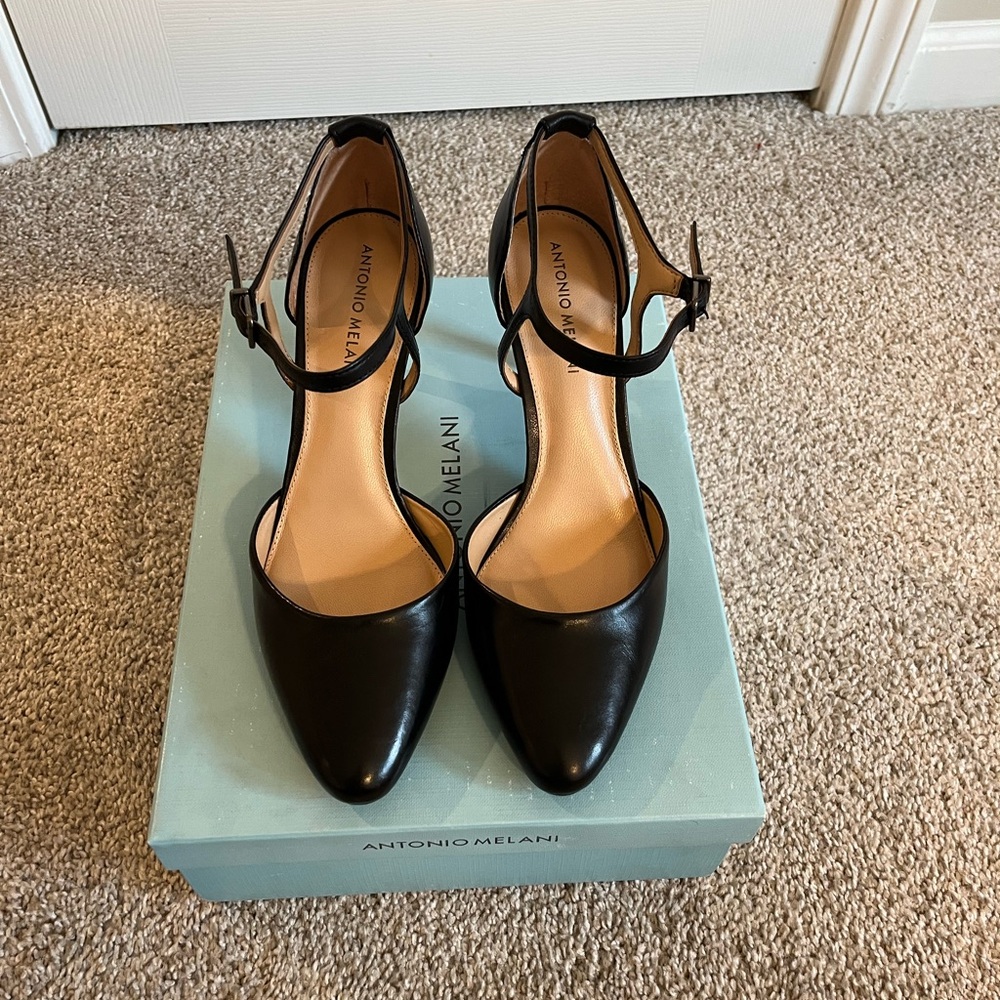 Antonio Melani Black Heeled Shoes